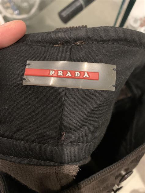 prada label black|vintage prada labels.